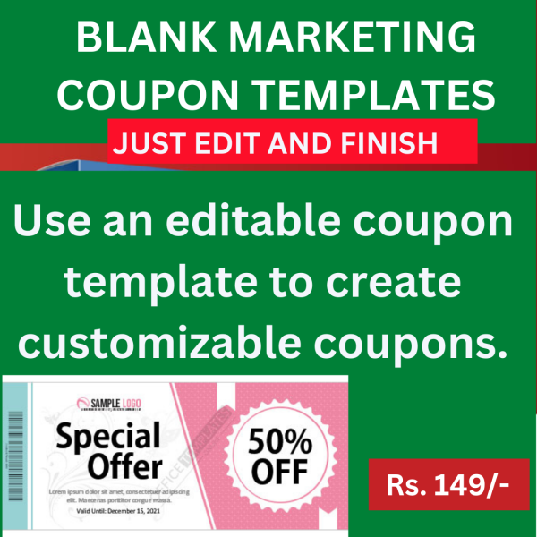 25+ Blank Coupon Templates